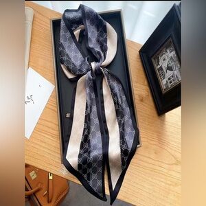 SALE Ladies Fashion Accessory Color Block Silk Scarf, Spring/Summer New Arrival